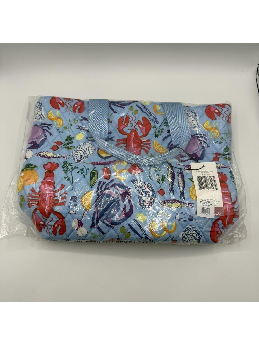 Vera Bradley - Essential Lunch Tote - Cotton - Seafood Boil - Picture 4 of 5